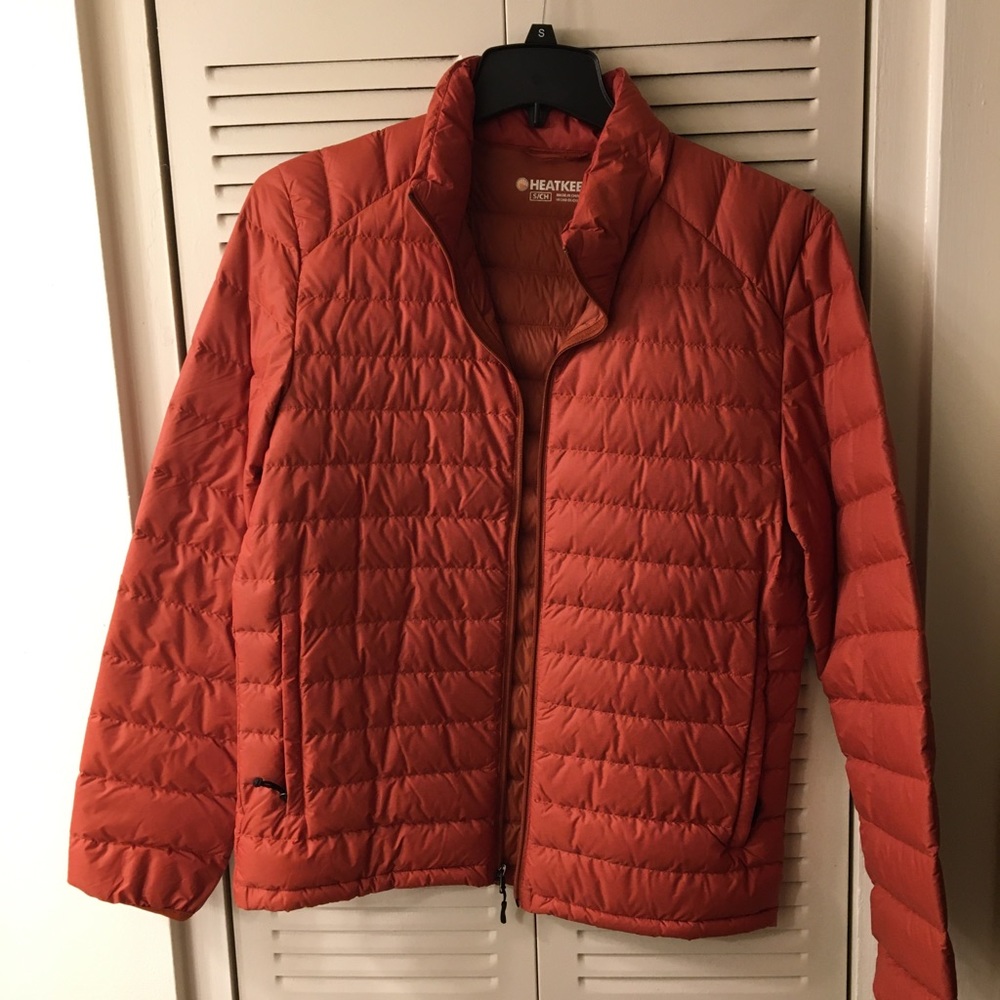 Men’s Heatkeep Puffer Jacket sz. S Orange